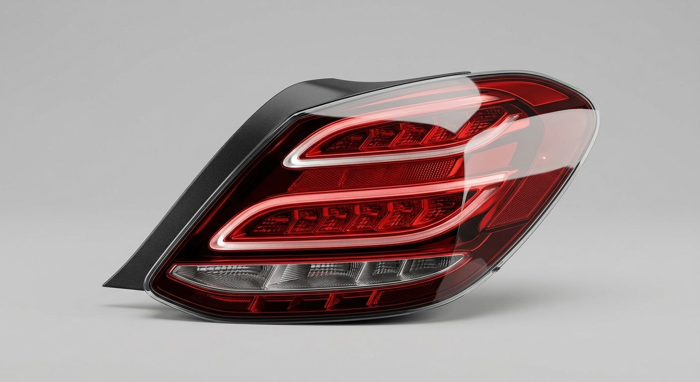 چراغ خطر عقب بنز C300 / Mercedes-Benz C300 W205 Rear Lamp Assembly