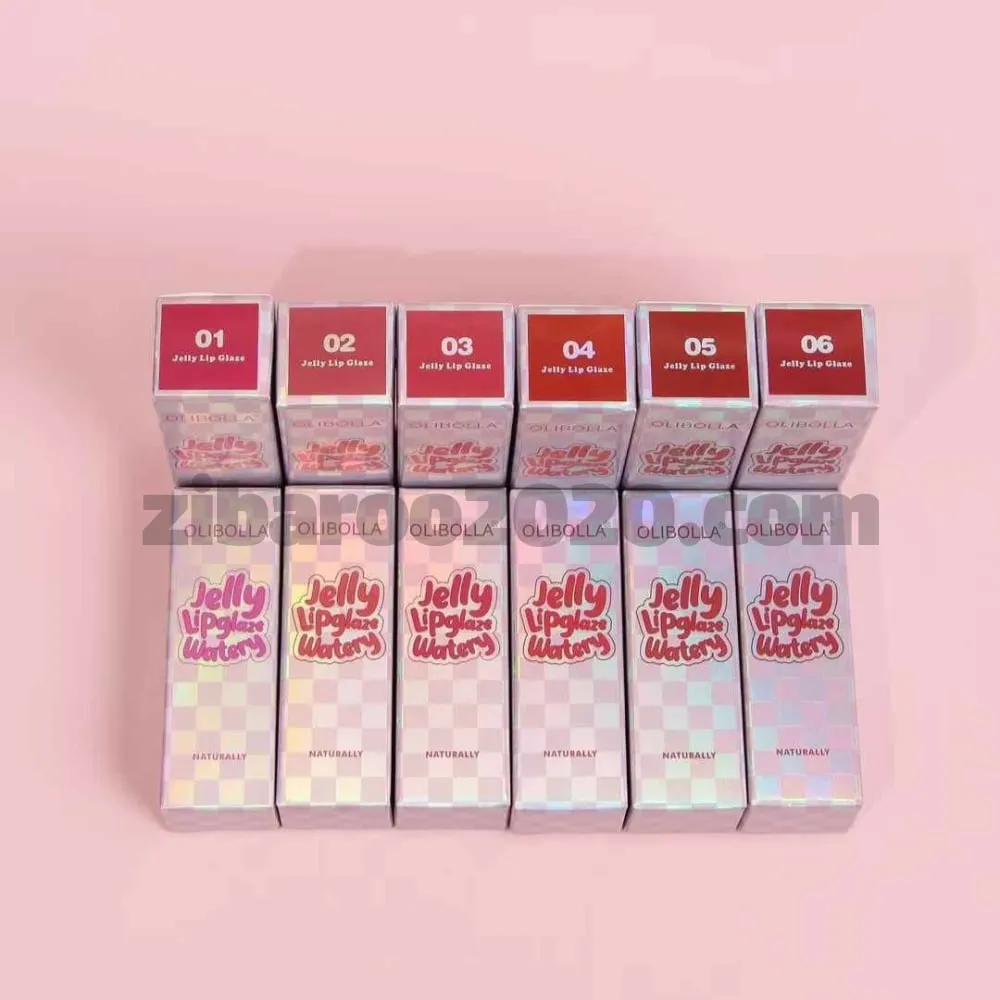 رژ لب مایع براق ژلهای OUBOLLA Jelly Lip Gloss