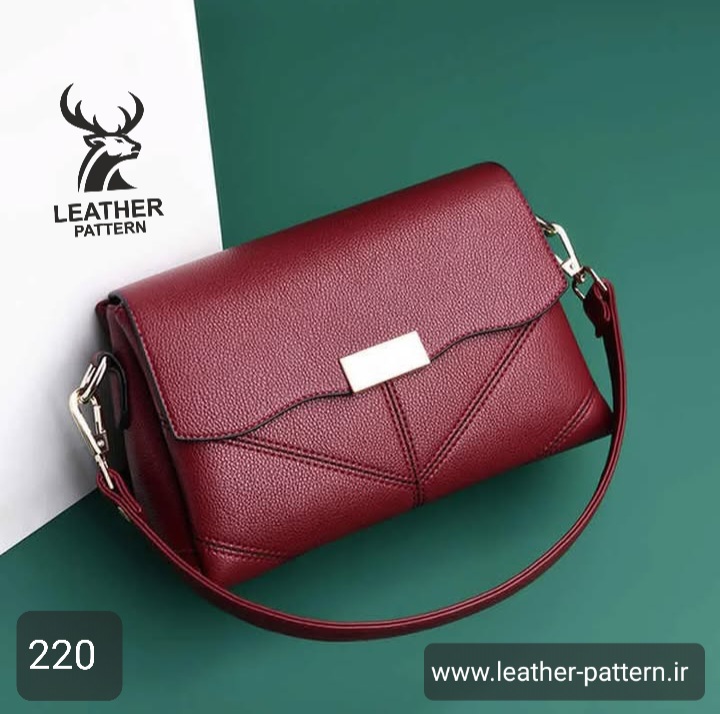 الگو کیف دوشی زنانه چرم کد F-220