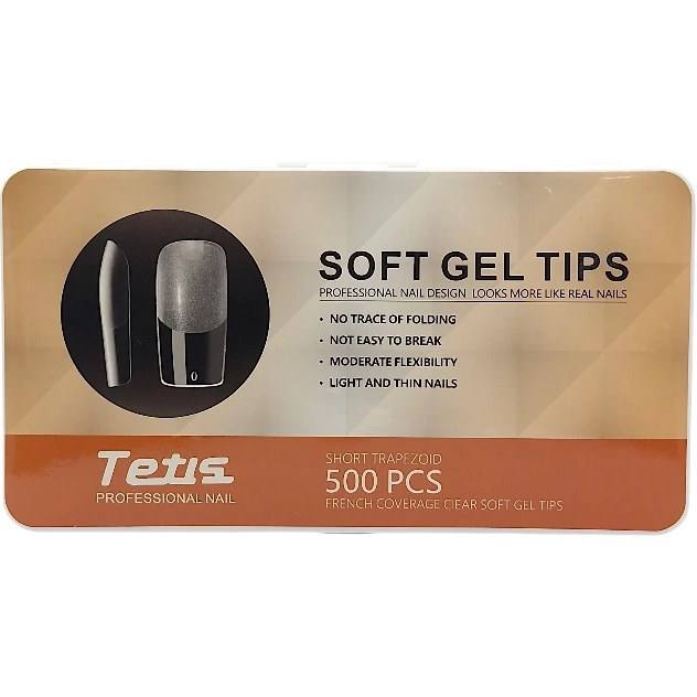 ژل تیپس کاشت ناخن تتیس Tetis | مدل مربع