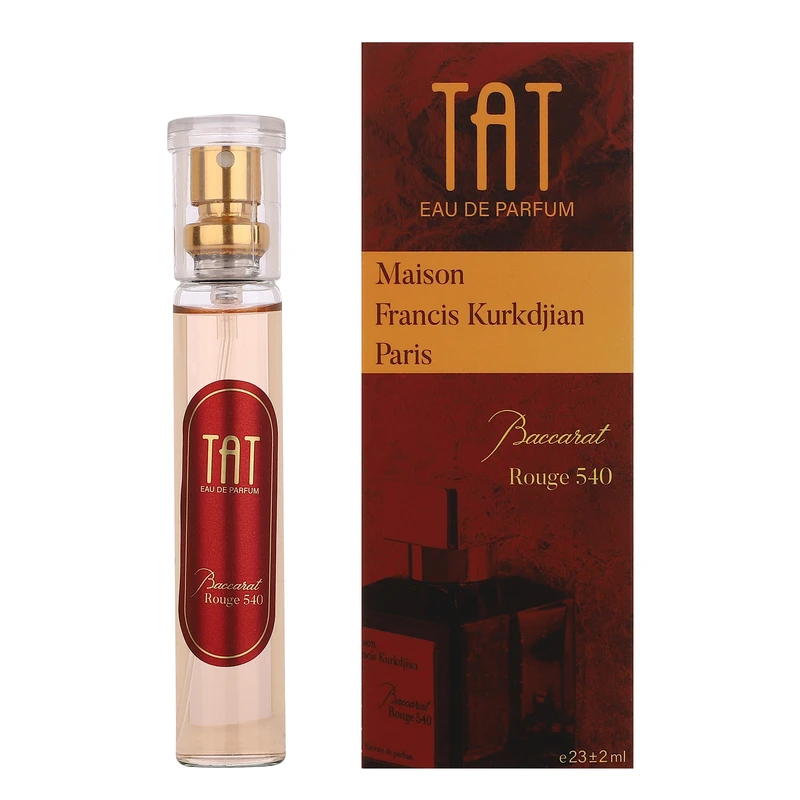 عطر جیبی زنانه تات مدل باکارات رژ Baccarat Rouge حجم 25 میلی لیتر