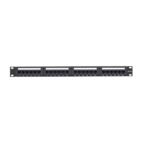 پچ پنل 24 پورت همراه با کیستون Cat5e UTP کی نت