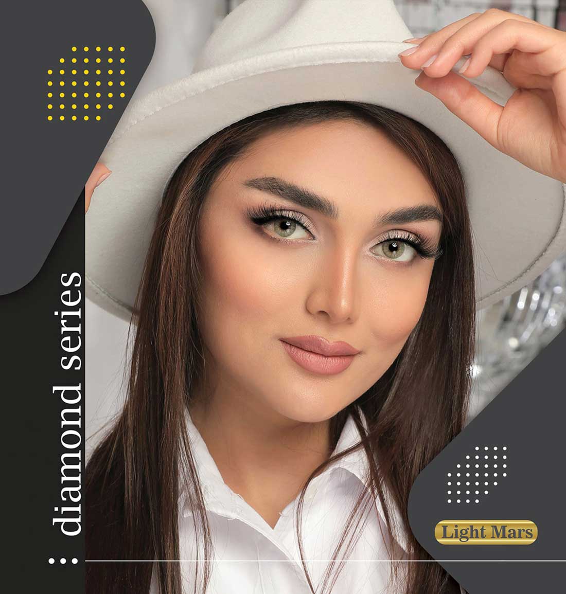 لنز تماسی رنگی طبی آیس کالر لایت مارس