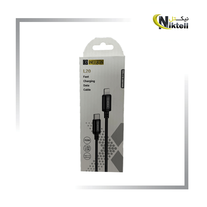 کابل شارژ تایپ سی به لایتنینگ نکسا مدل NEXA L20 20W