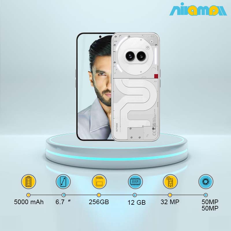 گوشی موبايل ناتینگ مدل Phone 2a 5G ظرفیت 256 گیگابایت رم 12 گیگابایت