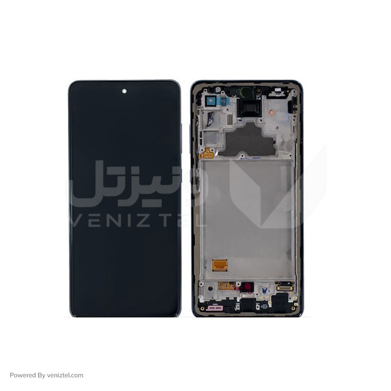 تاچ و ال سی دی با فریم اصلی شرکتی  سامسونگ (Service Pack) مدل LCD Samsung A72 / A725 + F