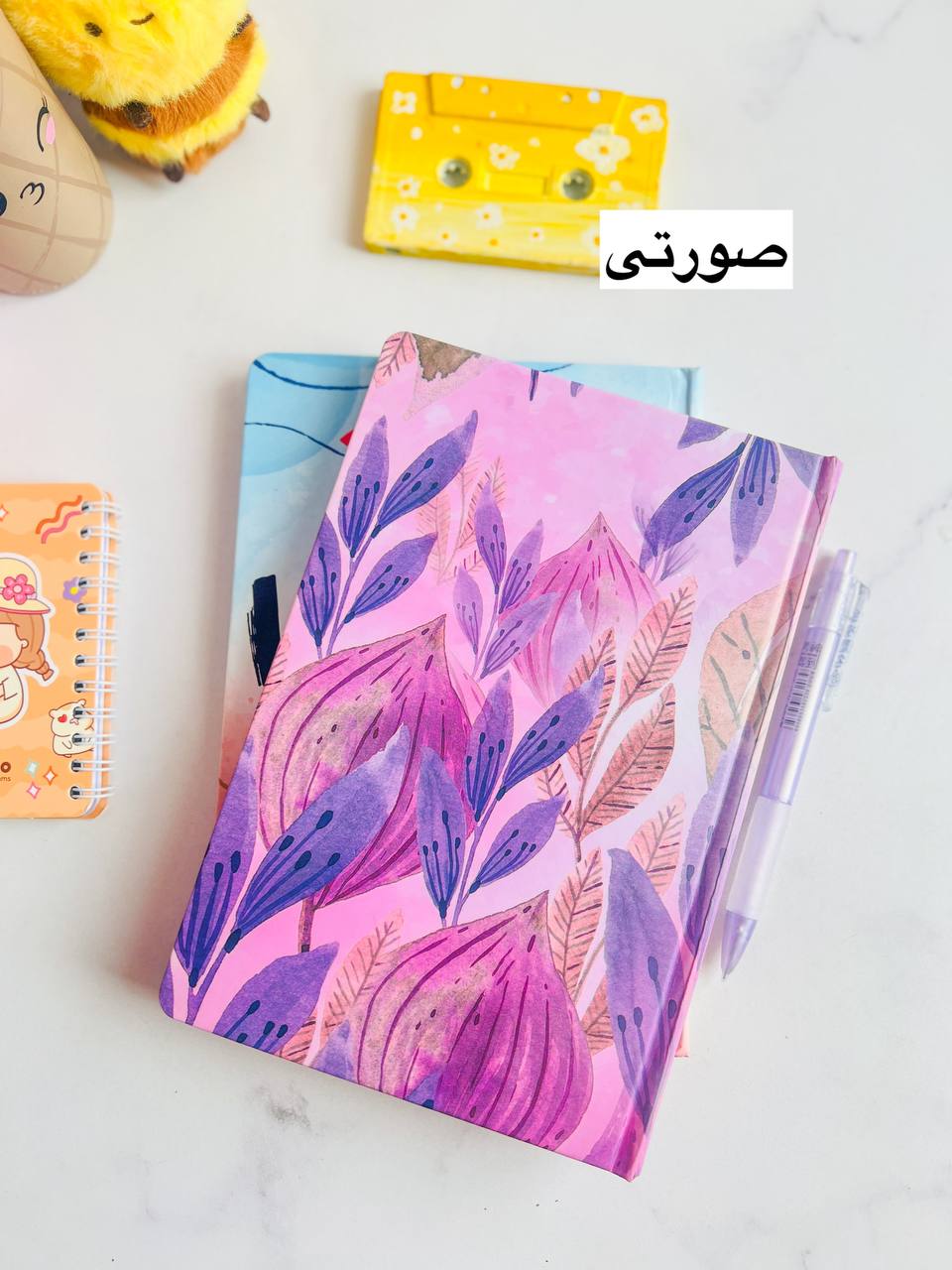 دفتر خطدار جلد سخت ۱۰۰ برگ