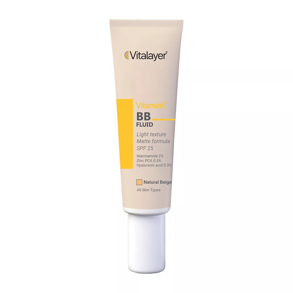 بی بی فلوئید ویتامین سی رنگی SPF25 ویتالیر