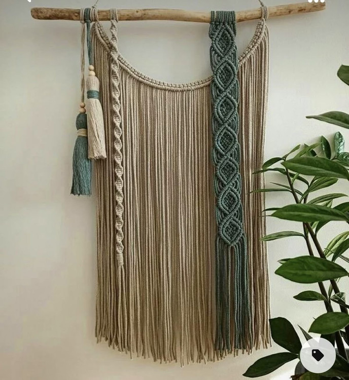 دیوارکوب مکرومه کد 279 برند گره چی و رنگ دلخواه