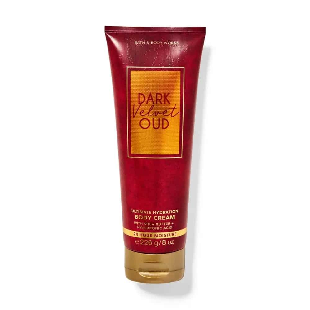 کرم بدن مرطوب کننده قوی بث اند بادی ورکس 226 میل Dark Velvet Oud Ultimate
