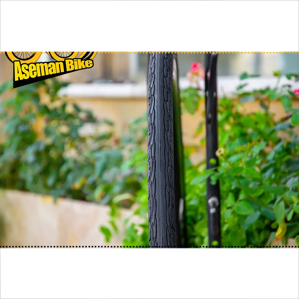 لاستیک تایر دوچرخه 700x35c وایب P1026-05 مشکی | Vibe Bicycle Tire