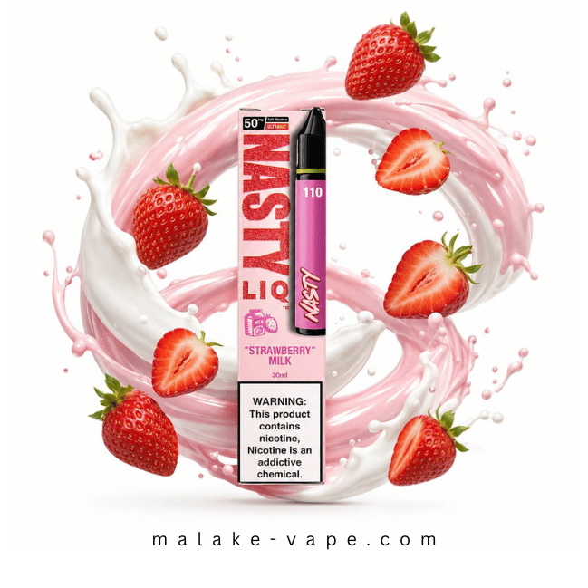 سالت نستی شیر توت فرنگی | NASTY Strawberry Milk Salt