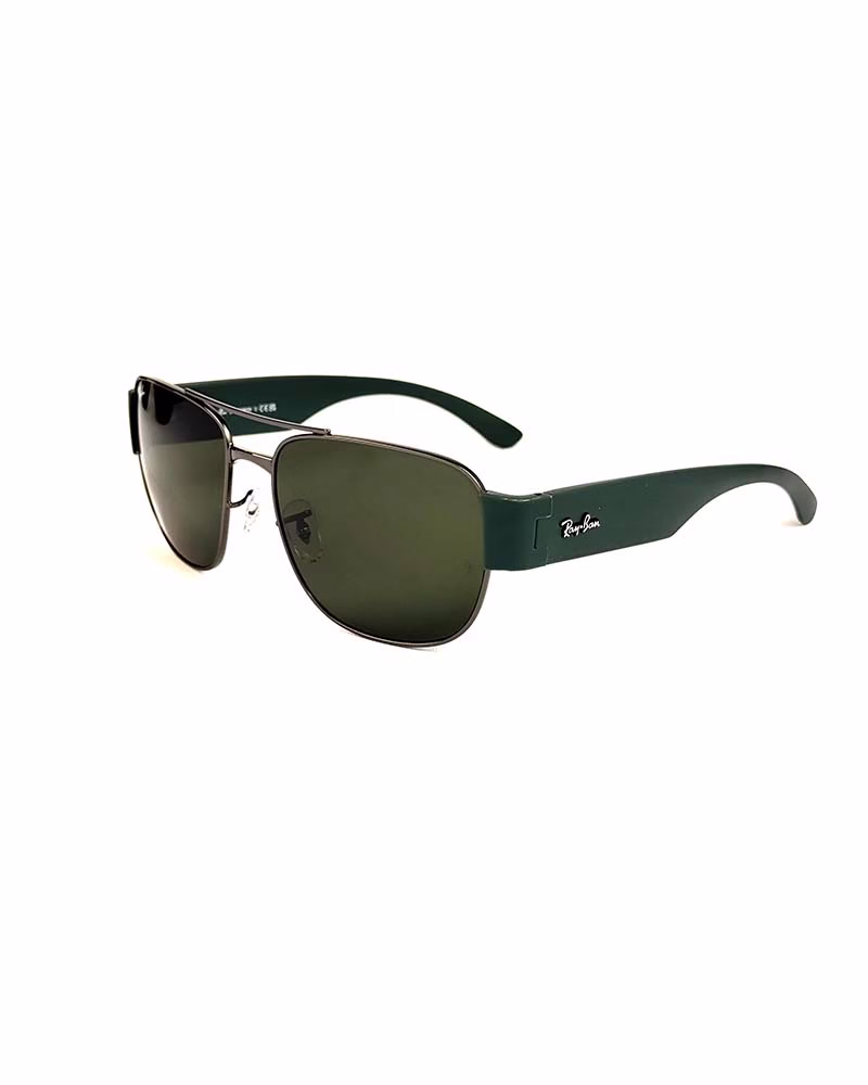 عینک آفتابی اسپرت ریبن مدل RayBan RB3756 - فريم مشكي دسته سبز عدسي سبز