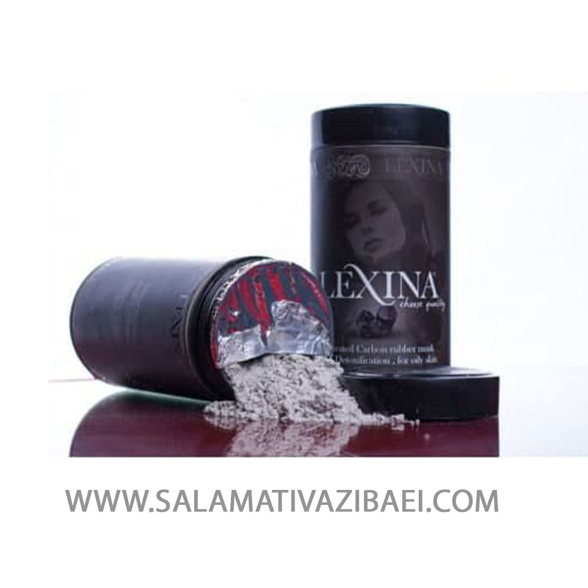ماسک صورت لاتکسی زغال - پودری برند لکسینا -LEXINA MASK ساخت کشور فرانسه