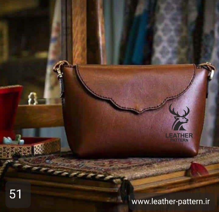 الگو کیف دوشی زنانه کد F-51
