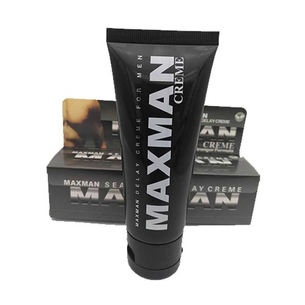 کرم حجم دهنده اقایان مکس من جعبه مشکیmaxman