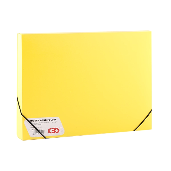 کیف مدارک کشدار ضخیم مات کد JM4110 سی بی اس - زرد