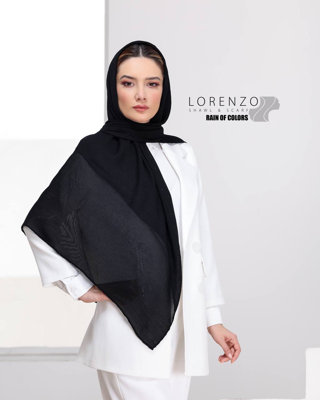 روسری بلک سان تمام نگینی