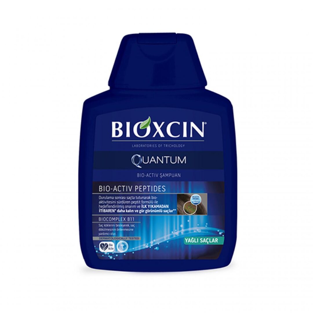 شامپو ضد ریزش مو مدل کوانتوم موی چرب بیوکسین 300ml