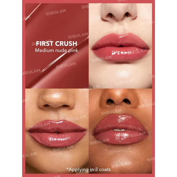 بالم لب حجم دهنده (لیپ پلامپر) شیگلم POUT-PERFECT SHINE LIP PLUMPER - first-crush