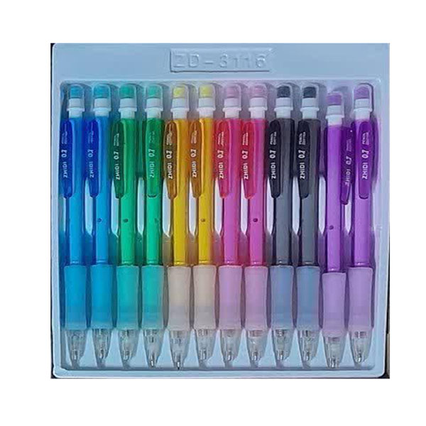 مداد اتود 0/7 ZHIDI بسته 24 عددی