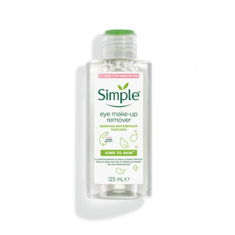 پاک کننده آرایش چشم سیمپل Simple Eye Makeup Remover125میل