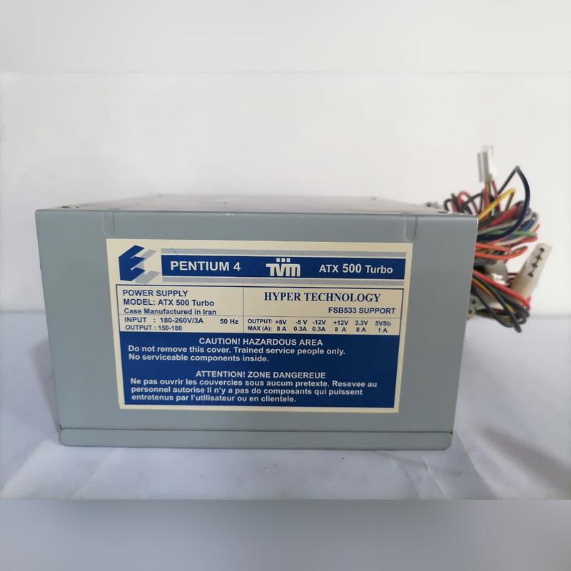 پاور 20 پین TVM - مدل ATX500 TURBO