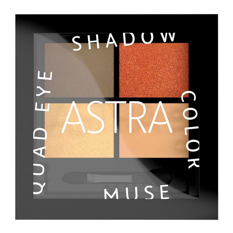 پالت سایه 4 رنگ  آسترا کد 04 مدل ASTRAMAKE-UP QUAD EYESHADOW COLOR MUSE NEW VINTAGE