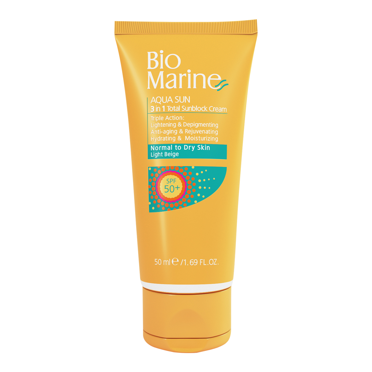 ضد آفتاب رنگی پوست خشک بایومارین SPF50