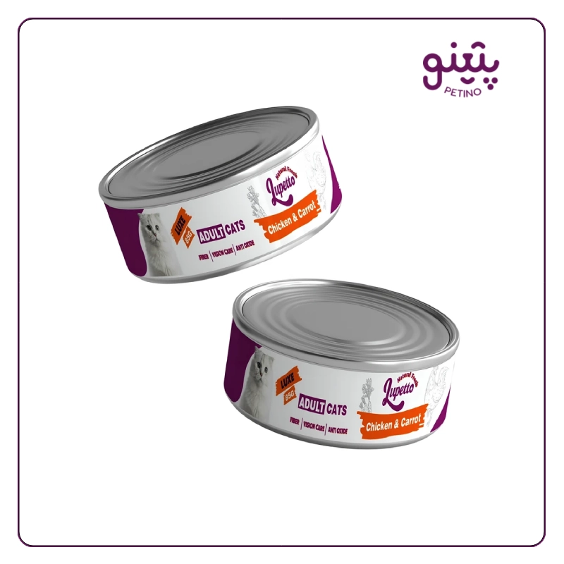 کنسرو پته گربه لوپتو با طعم مرغ و کدو حلوایی