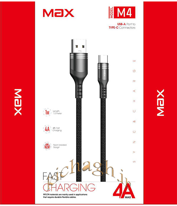 کابل شارژ MAX M4 TYPC