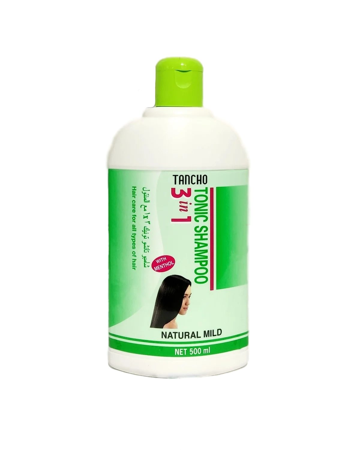شامپو تانشو سبز اصل 500 میل Tancho 3in1
