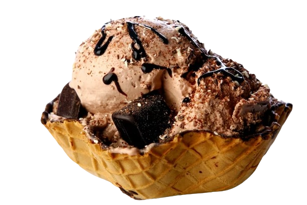 بستنی ظرفی شکلاتی