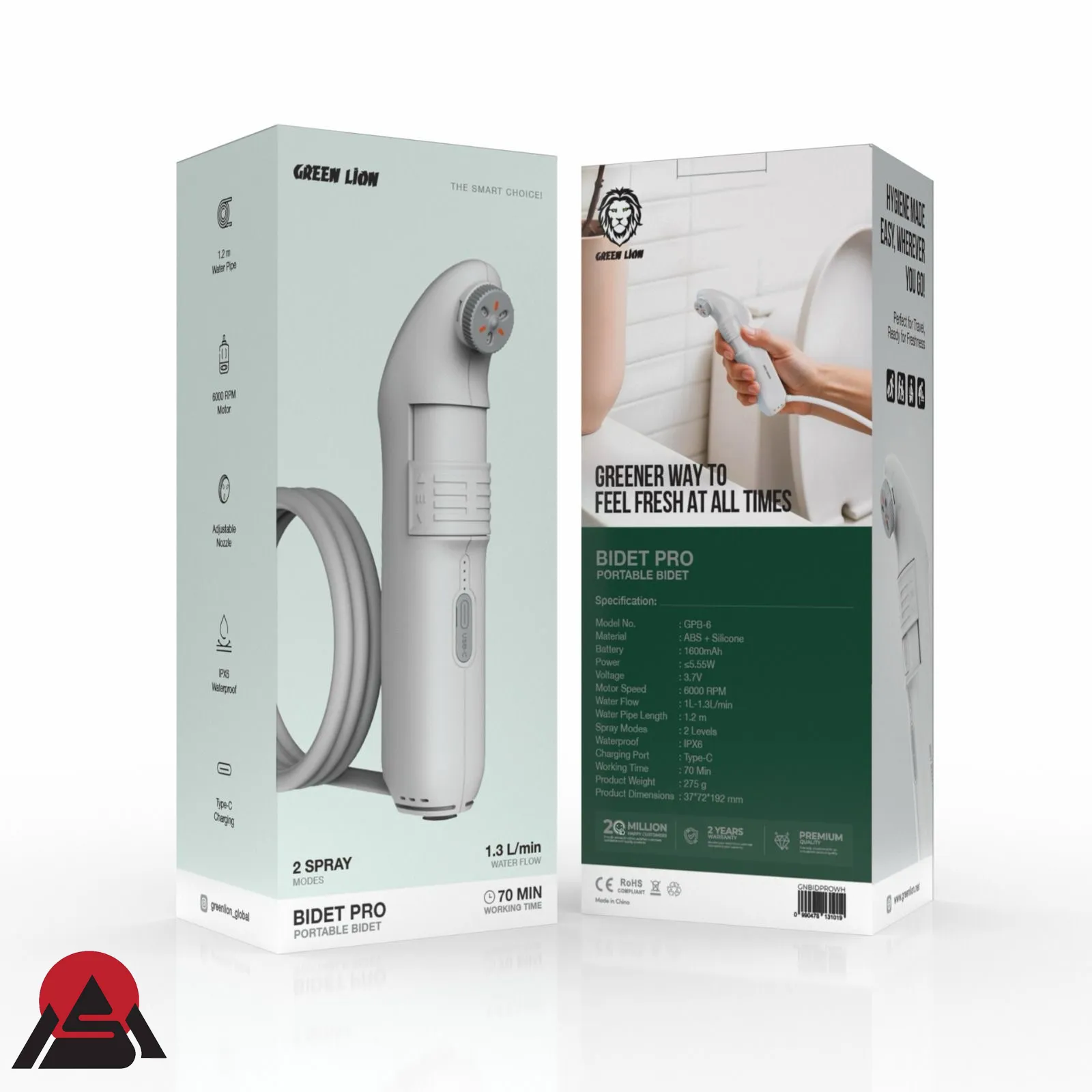 بیده پرو گرین لاین (Green Bidet Pro Portable Bidet)
