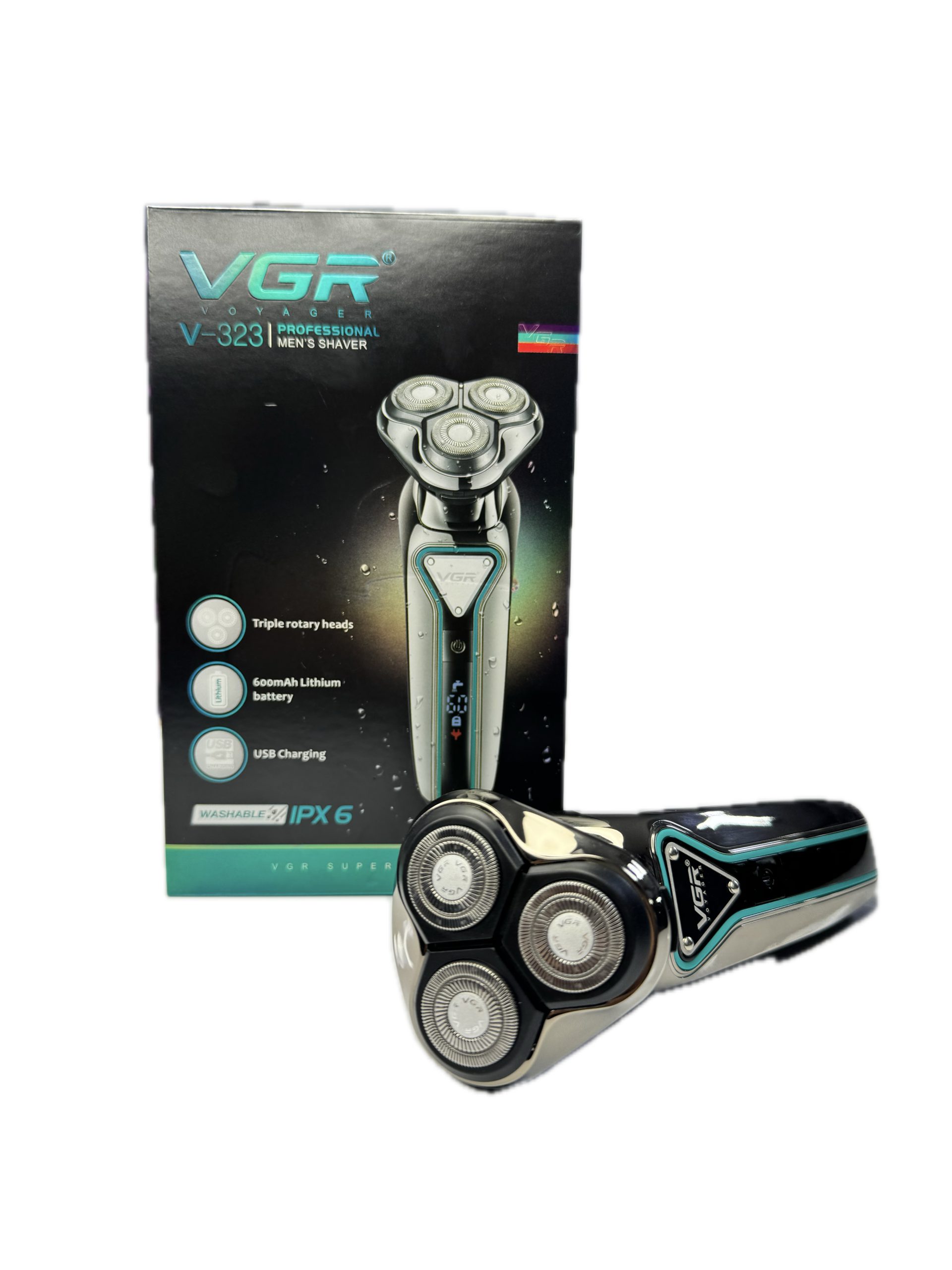 ماشین اصلاح وی جی آر مدل V-323سه تیغ