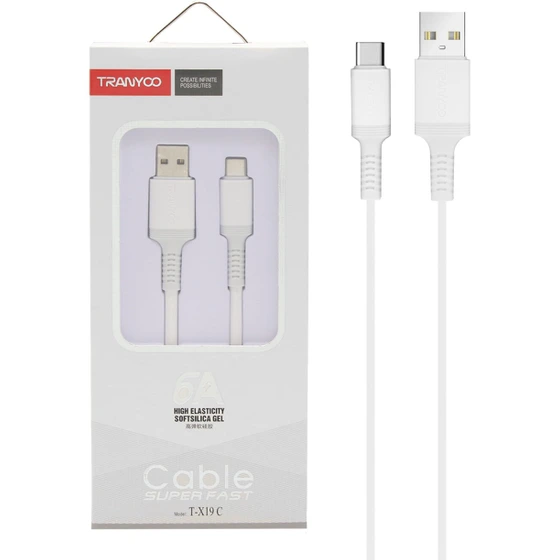 کابل شارژ فست TRANYOO Type-C مدل T-X19C