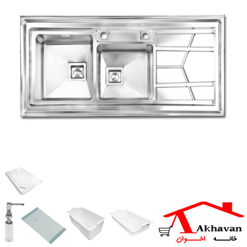 سینک ظرفشویی روکار کد 303 اخوان