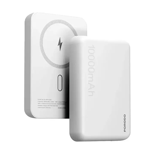 پاوربانک 10000 میلی آمپر مگ سیف پرودو PORODO MAGSAFE 10000mAh POWER BANK PB067