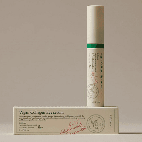 سرم دور چشم غلتکی اکسیس وای Vegan Collagen Eye Serum ضد پف، تیرگی و چروک دور چشم