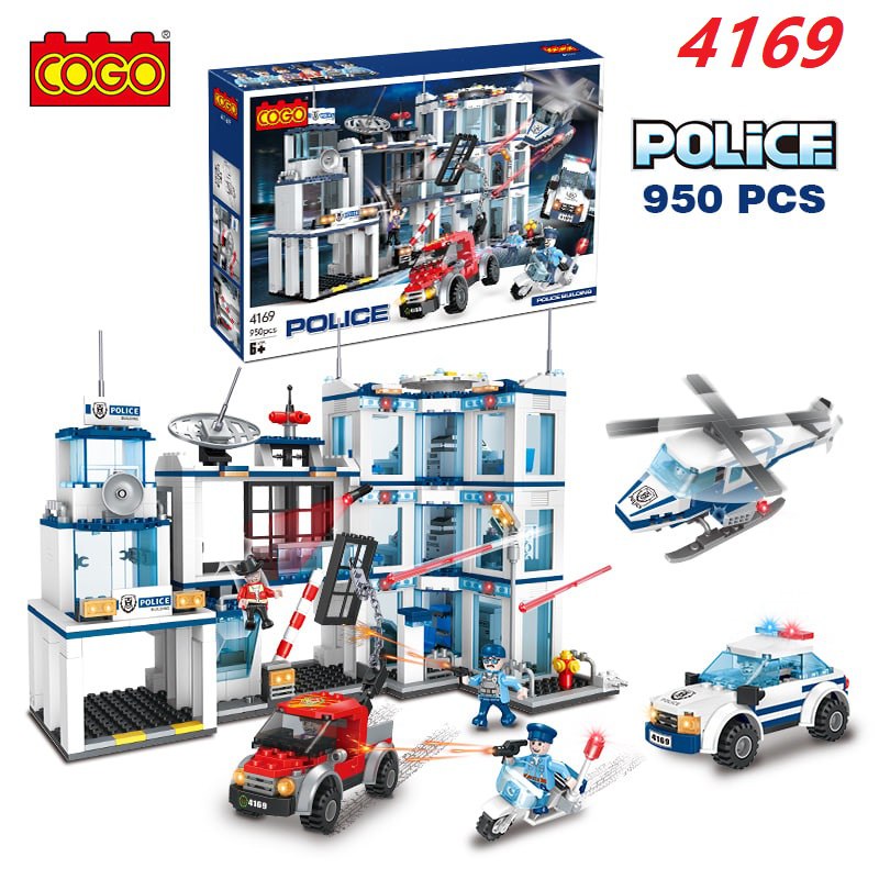 لگو ساختنی پلیس COGO قطعه 950 مدل 4169