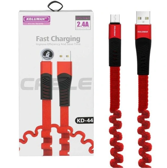 کابل شارژ سریع اندروید KD-44 شرکت کلومن