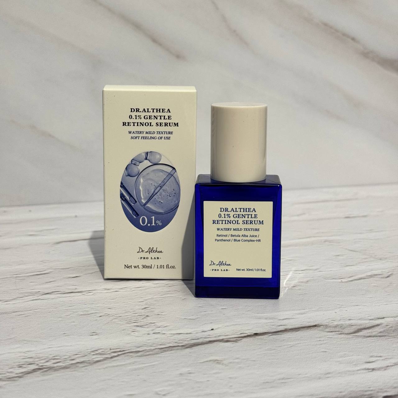 سرم رتینول 0.1% دکتر التیا ضد چروک و جوانساز پوست Dr.Althea 0.1% Gentle Retinol Serum