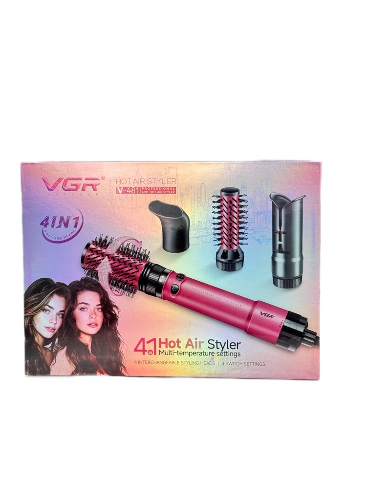 سشوار و استایلر چرخشی وی‌ جی‌ آر مدل V‑481