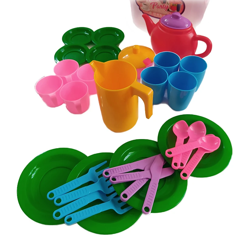 ست عصرانه اسباب بازی دخترانه Tea Party | جعبه پلاستیکی Zarrin Toys