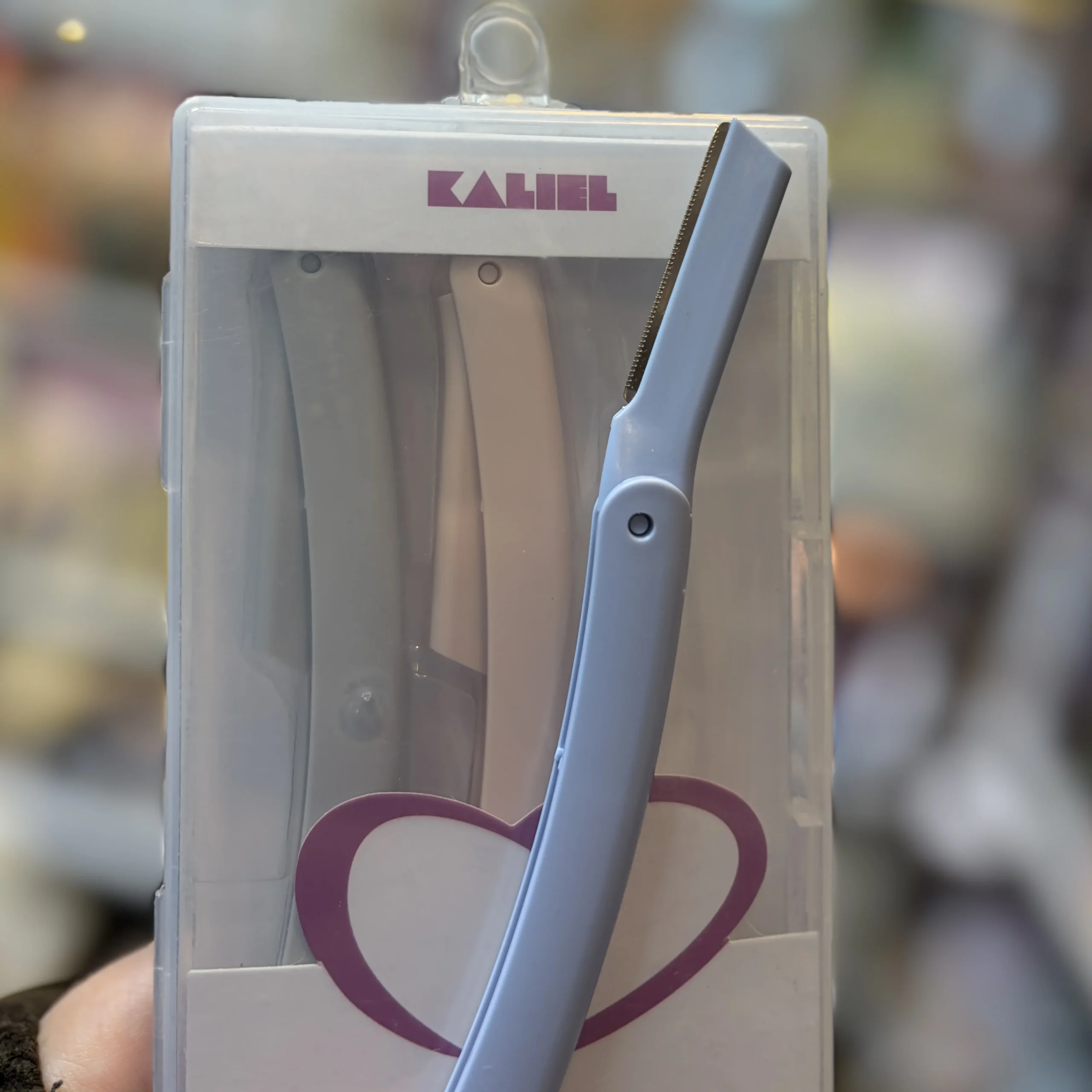 تیغ ابرو تاشو سه عددی کاهیل Eyebrow Trimming Knife(لبه اره ای)