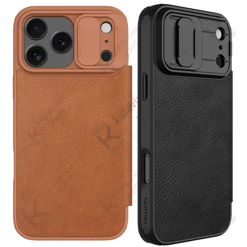 کیف چرمی Nillkin Qin Pro گوشی Apple iPhone 18 Pro Max