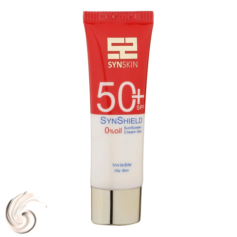 کرم ژل ضد آفتاب بی رنگ ساین اسکین SPF50 پوست چرب