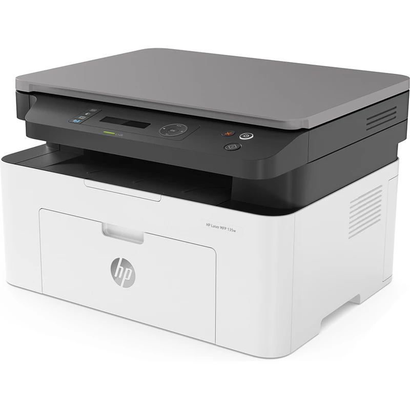پرینتر لیزری سهکاره اچپی مدل HP Laser MFP 135w قابلیت اتصال به شبکه بیسیم