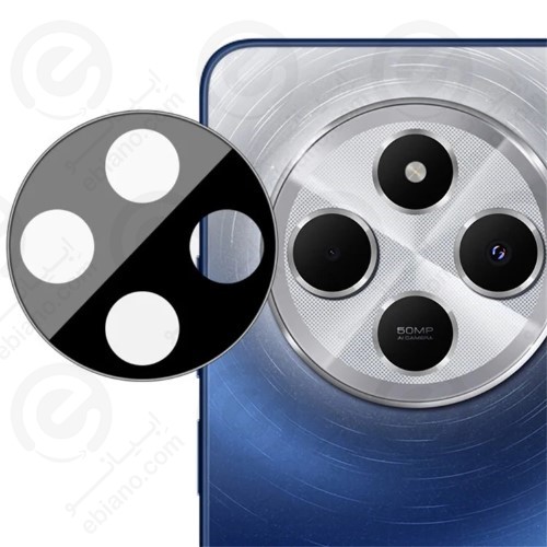 محافظ لنز 3D فول Xiaomi Poco C75 مدل شیشه‌ای