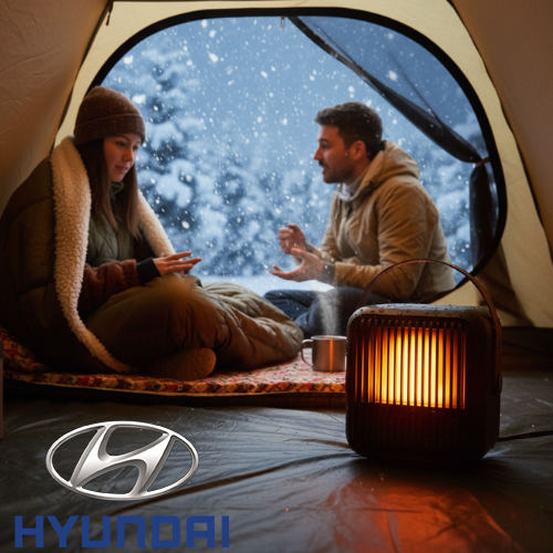 هیتر برقی خانگی طرح شومینه هیوندای Hyundai مدل TVN21-005